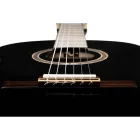 Ortega RE238SN-BKT elektro-klasszikus gitár, fekete, tokkal