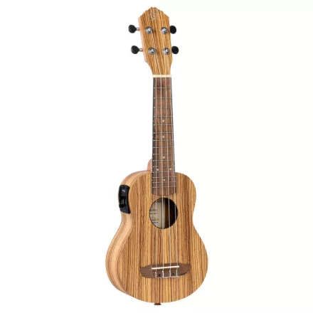 Ortega RFU10ZE Szoprán ukulele, előerősítővel, tokkal
