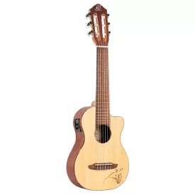   Ortega RGL5CE elektro-klasszikus gitár, 1/8-os méret, natúr