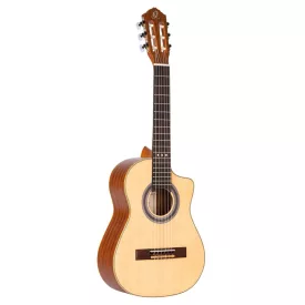 Ortega RQ25 klasszikus gitár, 1/2-es méret, natúr