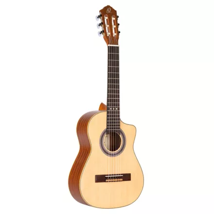 Ortega RQ25 klasszikus gitár, 1/2-es méret, natúr