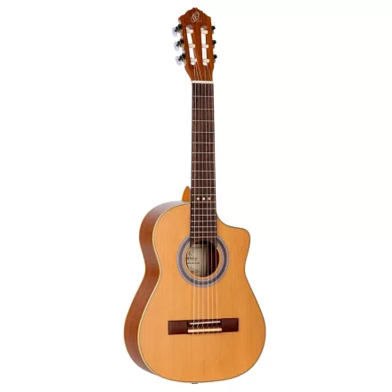 Ortega RQ39E elektro-klasszikus gitár, 1/2-es méret, natúr