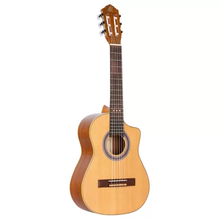 Ortega RQC25 klasszikus gitár, 1/2-es méret, natúr