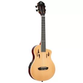   Ortega RTPS-U-NAT TourPlayer tenor ukulele elektronikával + tok