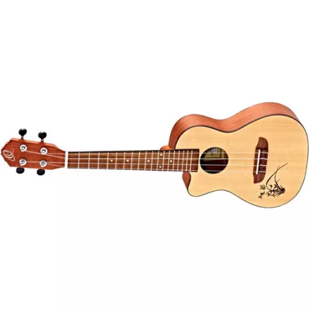 Ortega RU5CE-L Balkezes elektro-akusztikus koncert ukulele natúr
