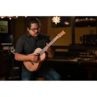 Ortega RUACA-BA Bariton ukulele, natúr, tokkal