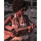 Ortega RUACA-BA Bariton ukulele, natúr, tokkal