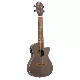 Ortega RUCOAL-CE Koncert ukulele, fekete