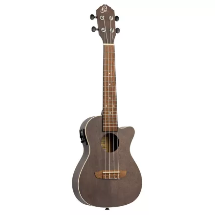 Ortega RUCOAL-CE Koncert ukulele, fekete