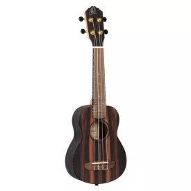 Ortega RUEB-SO Szoprán ukulele, tokkal