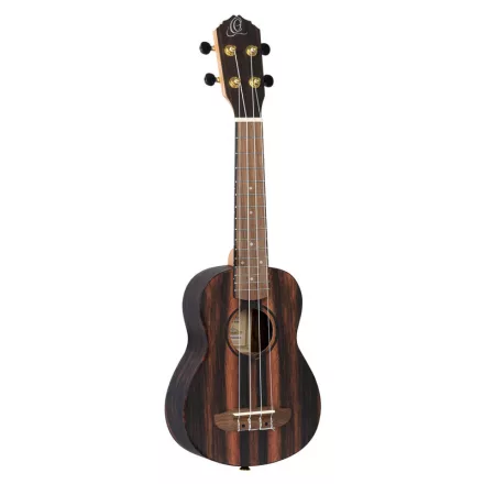 Ortega RUEB-SO Szoprán ukulele, tokkal