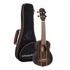 Ortega RUEB-SO Szoprán ukulele, tokkal