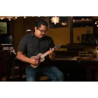 Ortega RUEB-SO Szoprán ukulele, tokkal