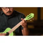 Ortega RUGA-GAP Ukulele, zöld, tokkal