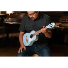 Ortega RUGA-SKY Ukulele, kék, tokkal