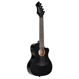 Ortega RUHZ-CE-SBK Koncert ukulele, fekete