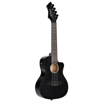 Ortega RUHZ-CE-SBK Koncert ukulele, fekete