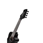 Ortega RUHZ-CE-SBK Koncert ukulele, fekete