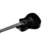 Ortega RUHZ-CE-SBK Koncert ukulele, fekete