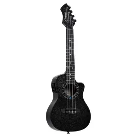 Ortega RUHZ-CE-STAR Koncert ukulele, fekete, tokkal
