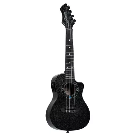 Ortega RUHZ-CE-STAR Koncert ukulele, fekete, tokkal