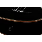 Ortega RUOX-TE Tenor ukulele, fekete, tokkal