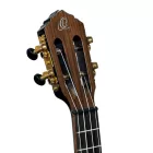 Ortega RUOX-TE Tenor ukulele, fekete, tokkal