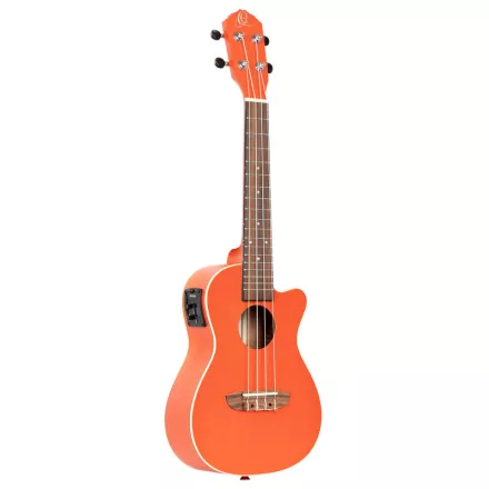 Ortega RUPUKI-CE Koncert ukulele elektronikus előerősítővel, narancssárga