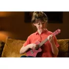 Ortega RURUBY-CE Koncert ukuele elektronikus előerősítővel, piros