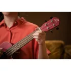 Ortega RURUBY-CE Koncert ukuele elektronikus előerősítővel, piros