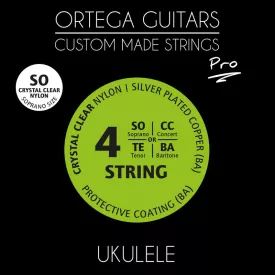 Ortega UKP-SO Ukulele húrkészlet, 4 húros