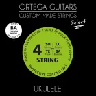 Ortega UKS-BA Ukulele húrkészlet, 4 húros