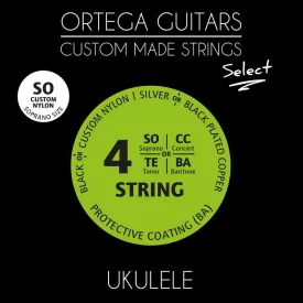 Ortega UKS-SO Ukulele húrkészlet, 4 húros
