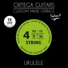 Ortega UKS-TE Ukulele húrkészlet, 4 húros