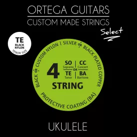 Ortega UKSBK-TE Ukulele húrkészlet, 4 húros