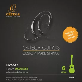 Ortega UNY-6-TE Ukulele húrkészlet, tenor, 6 húros