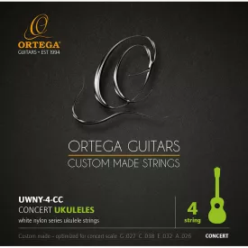 Ortega UWNY-4-CC Ukulele húrkészlet, koncert, 4 húros
