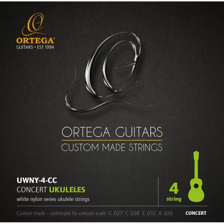 Ortega UWNY-4-CC Ukulele húrkészlet, koncert, 4 húros