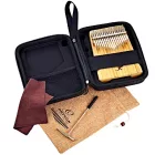 Ortega OKB2 17 hangos Bambusz kalimba + Tok + hangolókalapács