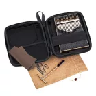 Ortega OKB4 Metallic Black Sparkle 17 hangos Acacia kalimba