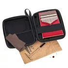 Ortega OKB4 Metallic Red Sparkle 17 hangos Acacia kalimba