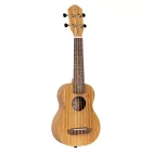 Ortega RFU10Z szoprán ukulele tokkal, natúr zebrafa