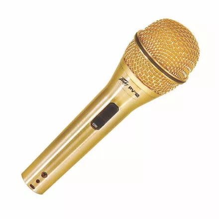 Peavey PVi 2G dinamikus énekmikrofon szett arany színben, kábellel