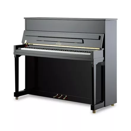Petrof P122 H1 pianínó, fekete, magasfényű