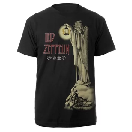 Led Zeppelin póló - Hermit Black - XL