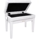 Roland RPB-500PW állítható zongoraszék tárolóval, fényes fehér
