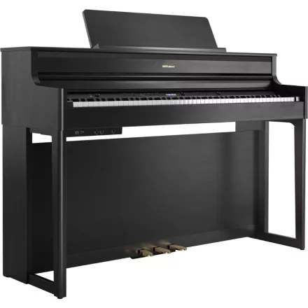 Roland HP-704-CH digitális zongora, fekete