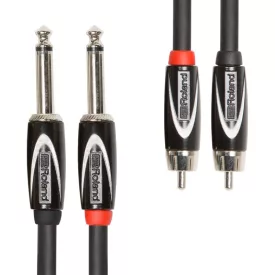 Roland RCC-15-2R28 2x6,3 mm jack - 2xRCA kábel, 4.5 m
