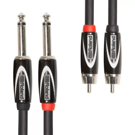Roland RCC-15-2R28 2x6,3 mm jack - 2xRCA kábel, 4.5 m