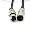 SILK ROAD mikrofonkábel, 9m, fekete, XLR-XLR